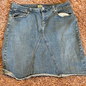 Levi's Stretch Denim A-Line Decon Jeans Skirt / 18